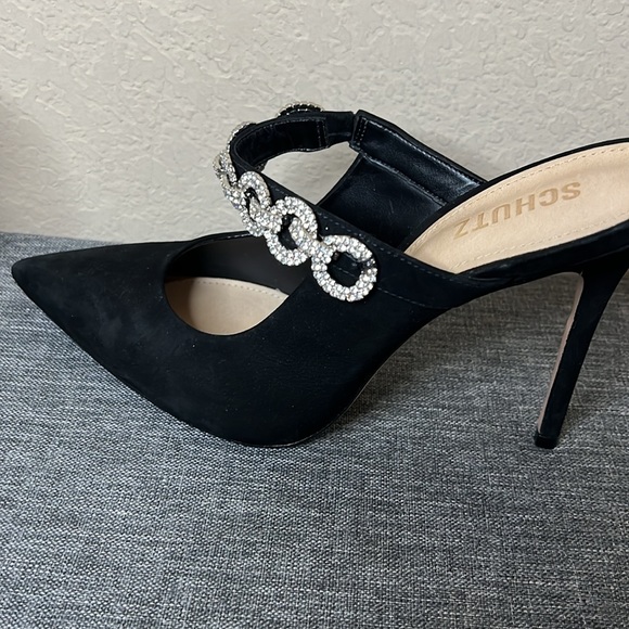 Schutz Black Pointy Heels - Picture 9 of 10